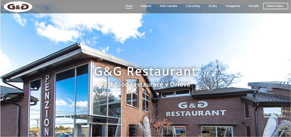 Ukázka projektu G&G Restaurant