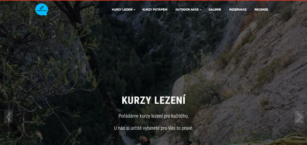 Ukázka projektu Outdoor kurzy