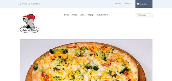 Ukázka projektu Pizza Krtek