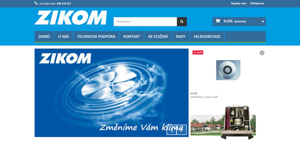 Ukázka projektu Zikom